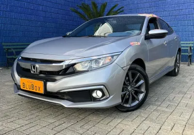 Honda civic lx 2.0 flex 16v aut. 4p  - prata - 2021/2021