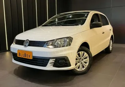 Volkswagen gol trendline 1.0 t.flex 12v  - branca - 2016/2017