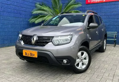 Renault duster intense plus 1.6 16v flex aut. - cinza - 2024/2025