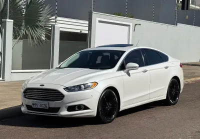 Ford fusion titanium branco peróla