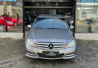 Mercedes-benz c-180 1.8  turbo na cor cinza – 2012 carro em ótimo estado, completo 