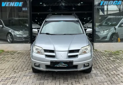  mitsubishi airtrek 2008 2.4 4x4 automática ,  excelente suv  na cor prata 