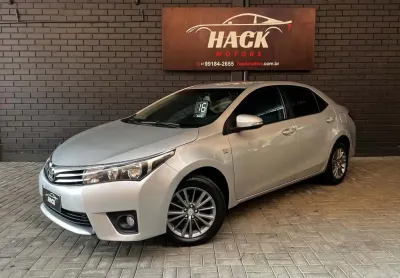 Toyota corolla xei 2.0 flex 16v aut.  - prata - 2015/2016