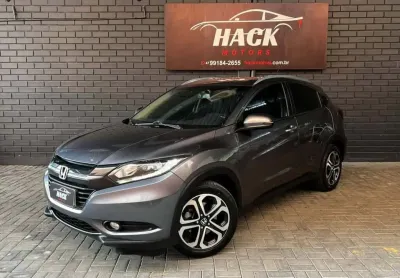 Honda hr-v touring 1.8 flexone 16v 5p aut.  - cinza - 2017/2018