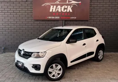 Renault kwid zen 1.0 flex 12v 5p mec. - branca - 2020/2021