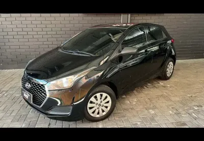 Hyundai hb20 unique 1.0 flex 12v mec. - preta - 2018/2019