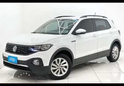 T-cross 2020 sense 1.0 tsi turbo automática, super completa, com chave reserva e manual 