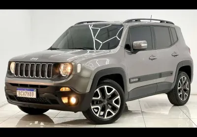 Renegade longitude automática turbo diesel 2019 completa unico dono com chave reserva e manual