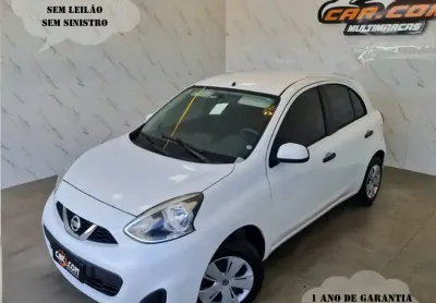 Nissan New March S 1.0 Flex Completo c/ 74 Mil Km Fino Trato!!!