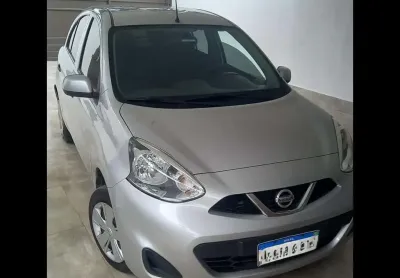 Nissan march 1.6 s 16v flex 4p manual  2016/2017 - prata - 2016/2017