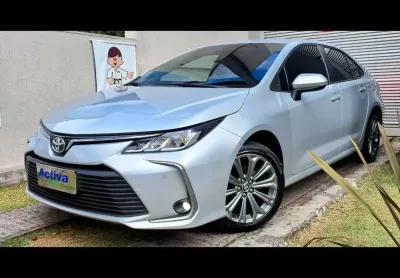 Toyota corolla xei 2.0 flex 16v aut.  - prata - 2021/2022