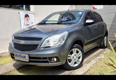 Chevrolet agile 1.4 mpfi ltz 8v flex 4p manual  2010/2011 - cinza - 2010/2011