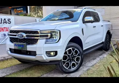 Ford ranger 3.0 v6 turbo diesel cd limited  4x4 automático  2024/2024 - branca - 2024/2024
