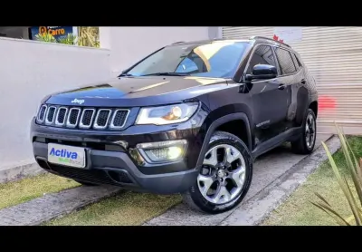Jeep compass longitude 2.0 4x4 dies. 16v aut.  - preta - 2019/2019