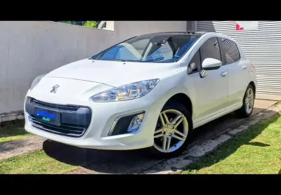 Peugeot 308 active 1.6 flex 16v 5p mec.  - branca - 2015/2015