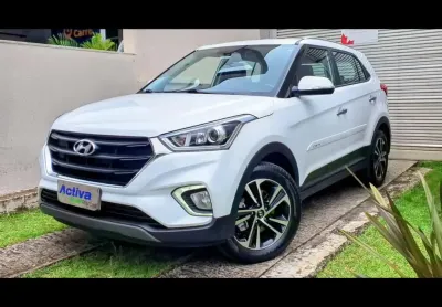 Hyundai Creta 2.0 16V FLEX PRESTIGE AUTOMÁTICO 2019/2020 - Branca - 2019/2020