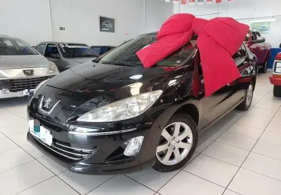  peugeot 408 allure 2.0 flex — 2011   preto elegante | completão | conforto de sedã premium!