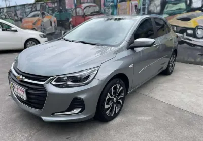 Chevrolet onix hatch prem. 1.0 12v tb flex 5p aut.  - prata - 2023/2024
