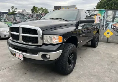 Dodge ram 2500 h.duty 5.9 slt 24v cd 4x4 dies.  - preta - 2005/2005