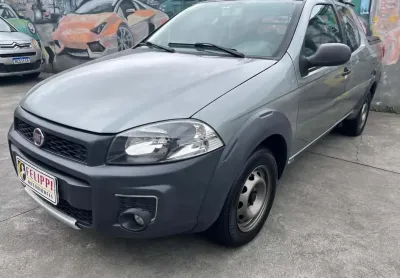 Fiat strada 1.4 mpi fire working cd 8v 2p - cinza - 2016/2016