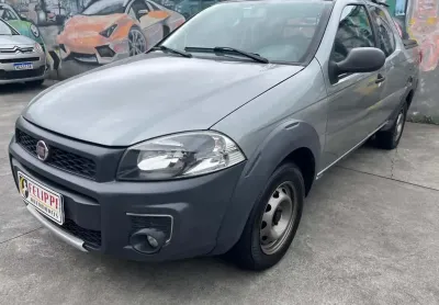 Fiat Strada 1.4 MPI FIRE WORKING CD 8V 2P - Cinza - 2016/2016