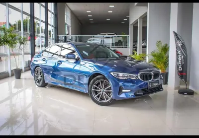 Bmw 320i 2.0 turbo/activeflex 16v/gp  4p  - azul - 2021/2021
