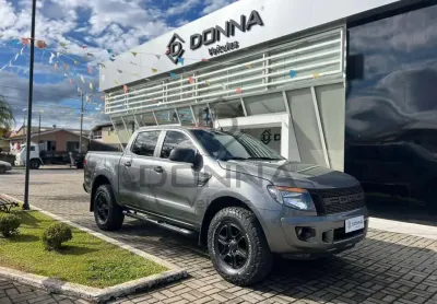 Ford ranger xlt 3.2 20v 4x4 cd - cinza - 2014/2015