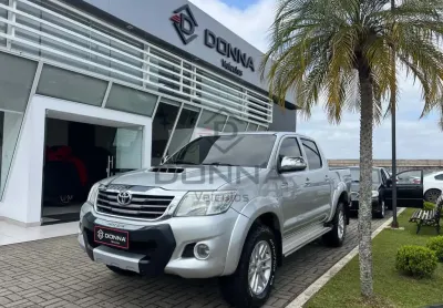 Toyota hilux cd srv d4-d 4x4 3.0 tdi diesel aut  - prata - 2013/2013