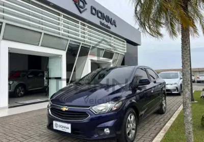 Chevrolet prisma hev/ 1.4at ltz - azul - 2017/2018