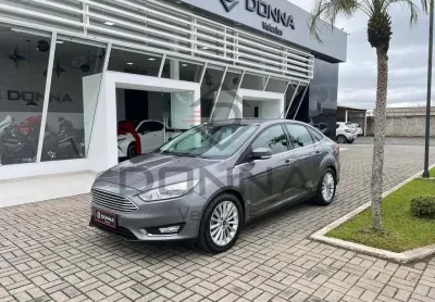 Ford focus titanium 2.0 - cinza - 2017/2018