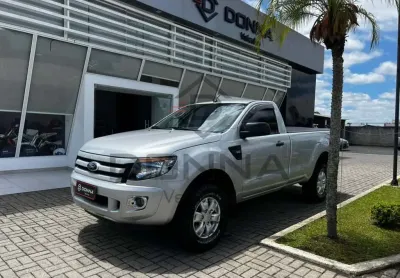 Ford ranger xls cs 3.2 4x4 mt - prata - 2013/2014