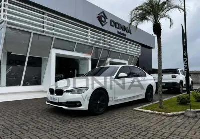 BMW 320i Sport TB 2.0/A.Flex/GP 4p  - Branca - 2016/2017