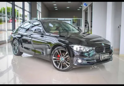 BMW 320i Modern/Sport TB 2.0/A.Flex/GP 4p  - Preta - 2016/2017