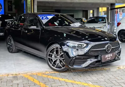 Mercedes-benz c 300 2023 2.0 eq boost híbrido amg line 9g-tronic