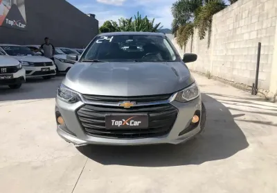 Chevrolet onix hatch 1.0 12v flex mec. 4p - prata - 2024/2024