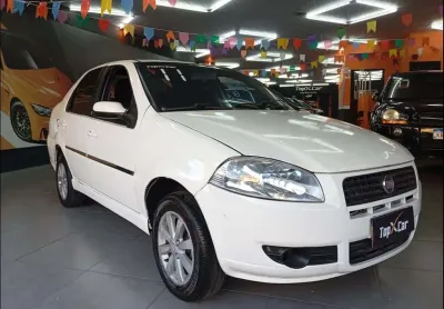 Fiat siena attractive 1.4 fire flex 8v 4p - branca - 2011/2011