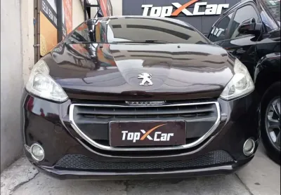 Peugeot 208 allure - marrom - 2013/2014