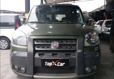 Fiat doblo adv/adv tryon/locker 1.8 flex - verde - 2012/2013