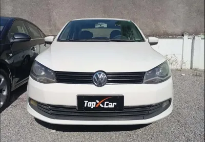 Volkswagen voyage comf/highli. 1.6 mi t.flex 8v 4p - branca - 2013/2014