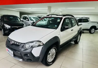Strada adventure 1.8 cabine dupla 2013 impecável, fin. 100%