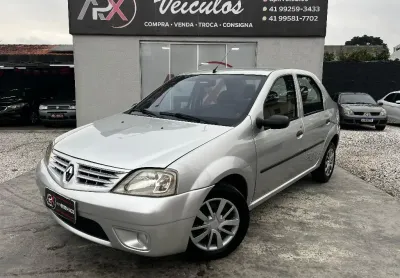 Renault logan expression 1.6, ano 2008, confiável e econômico.