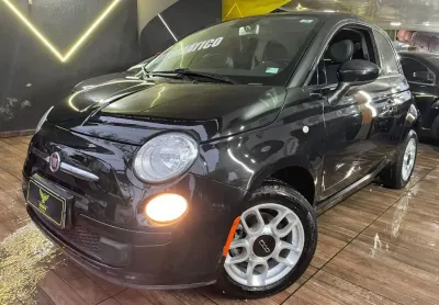 Fiat 500 1.4 cult (aut) 2014 impecável !! 
