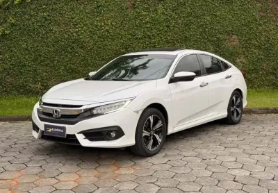 Honda civic touring cvt - branca - 2018/2018