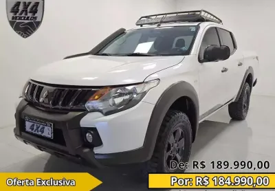 Mitsubishi l200 triton savana 2.4 4x4 die. aut. - branca - 2022/2023