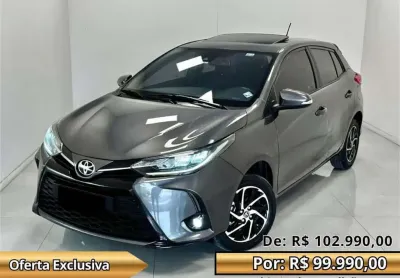 Toyota yaris xls 1.5 flex 16v 5p aut.  - cinza - 2022/2023