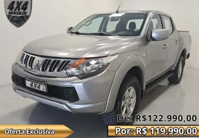 Mitsubishi l200 triton sport gls 2.4 cd diesel mec.  - prata - 2017/2018
