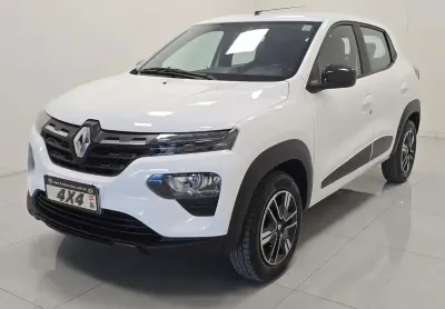 Renault kwid intense 1.0 flex 12v 5p mec.  - branca - 2022/2023