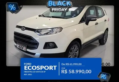 Ford ecosport freestyle 2.0 16v flex 5p aut.  - branca - 2015/2015