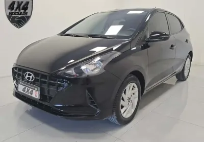 Hyundai hb20 evolution 1.0 flex 12v mec.  - preta - 2020/2021