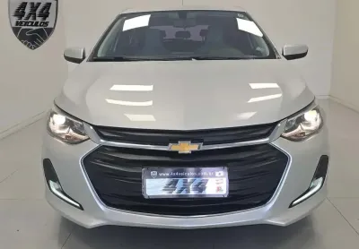 Chevrolet onix hatch prem. 1.0 12v tb flex 5p aut. - prata - 2019/2020